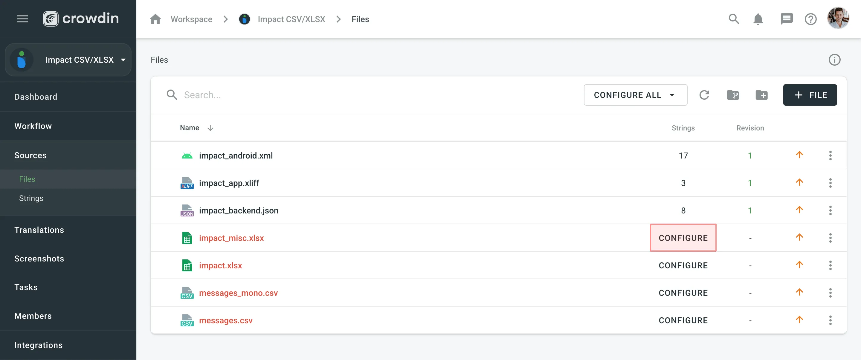 Configure File